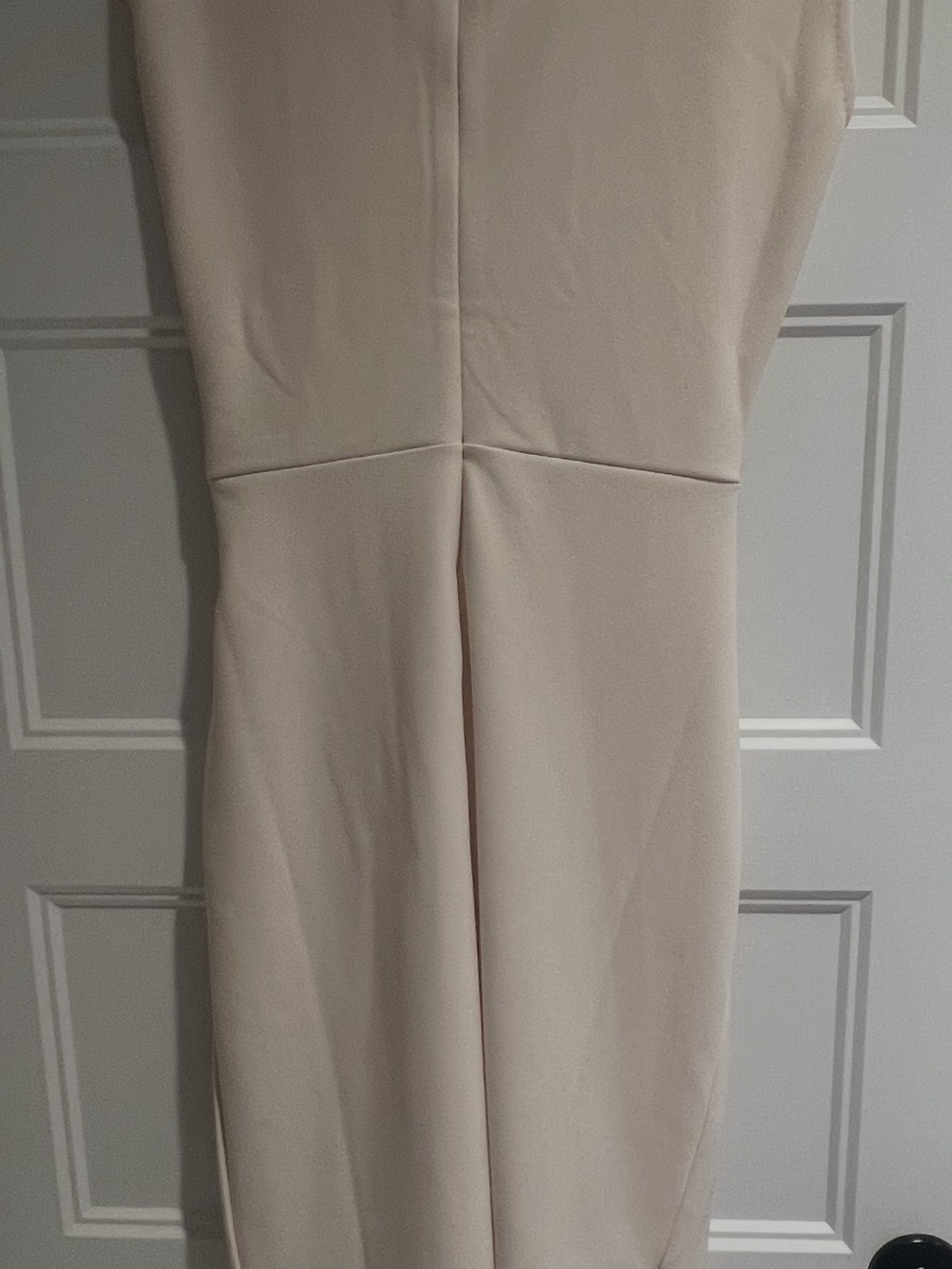 Tanya Taylor Soft Cream Twist-Detail Midi Dress - Picture 2 of 6